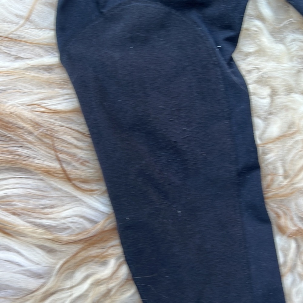 Kerrits horse riding knit tights soft and stretchy elastic and knee grips sz M - Picture 5 of 7